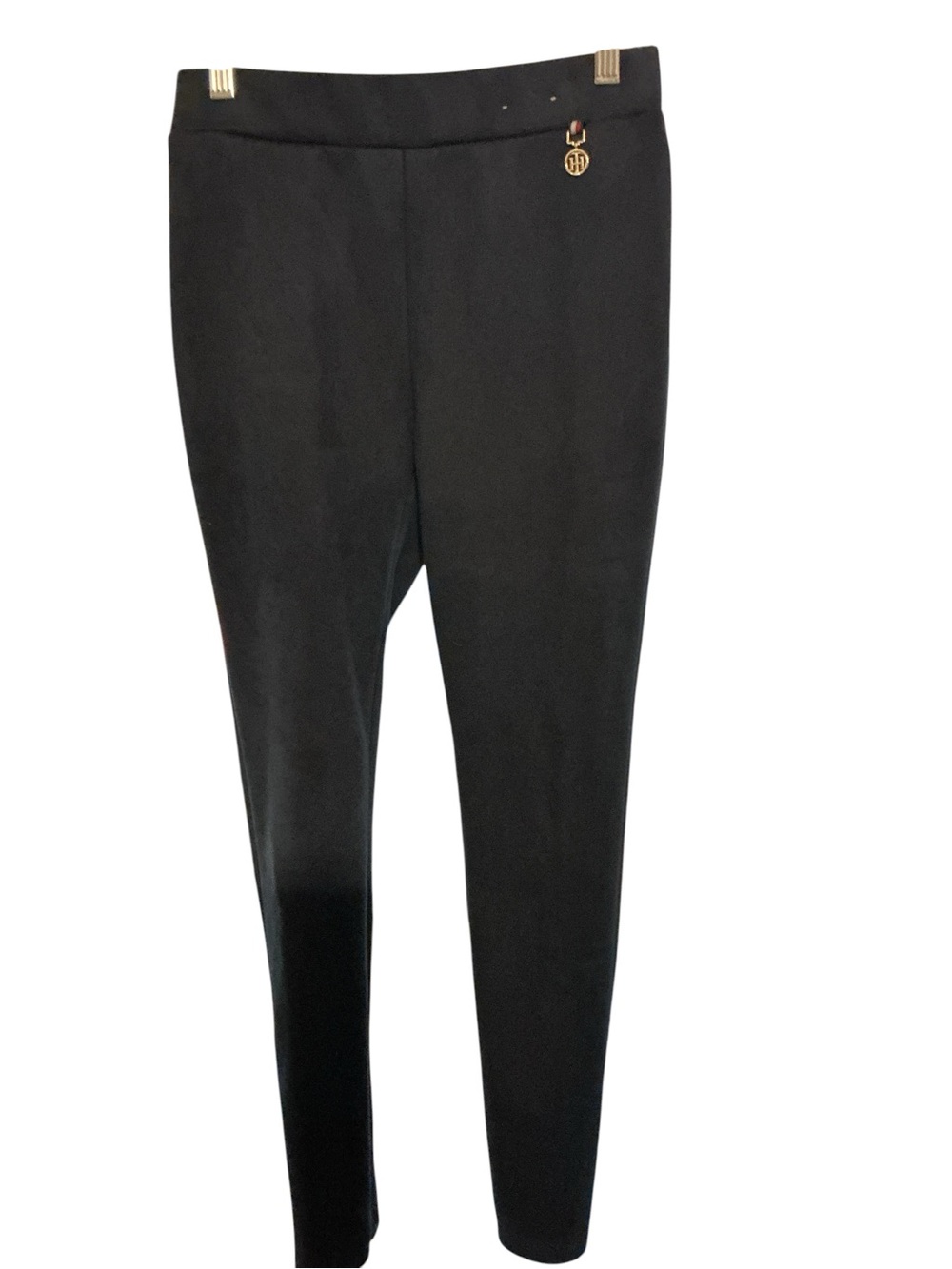 Tommy Hilfiger Black Pull-On Ponte Skinny Joggers